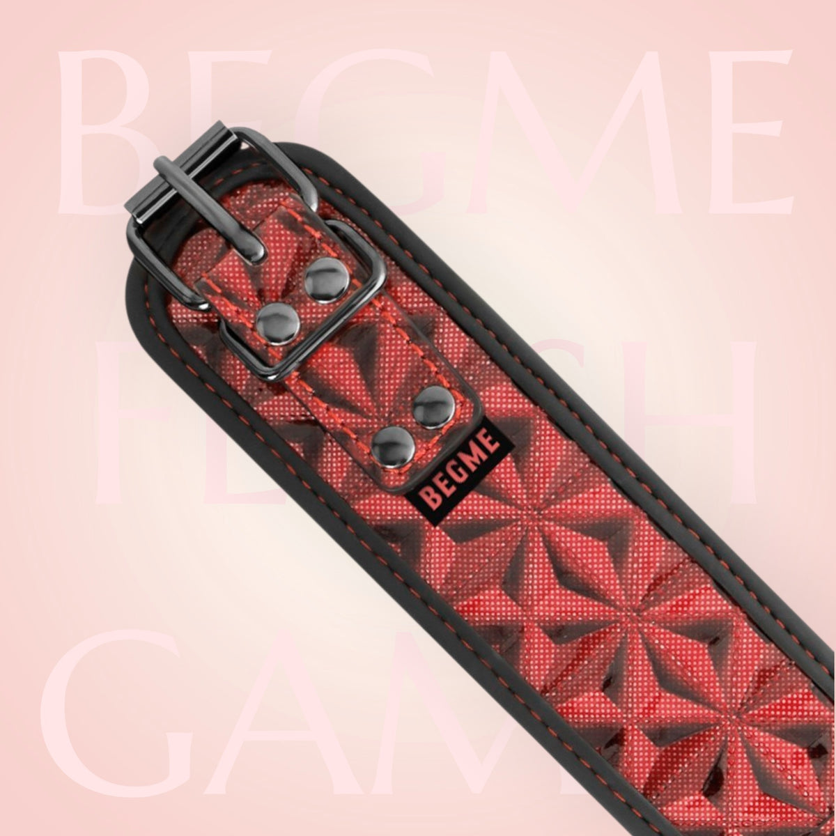 🇪🇸 BEGME — Collier avec pinces à tétons BDSM Red édition