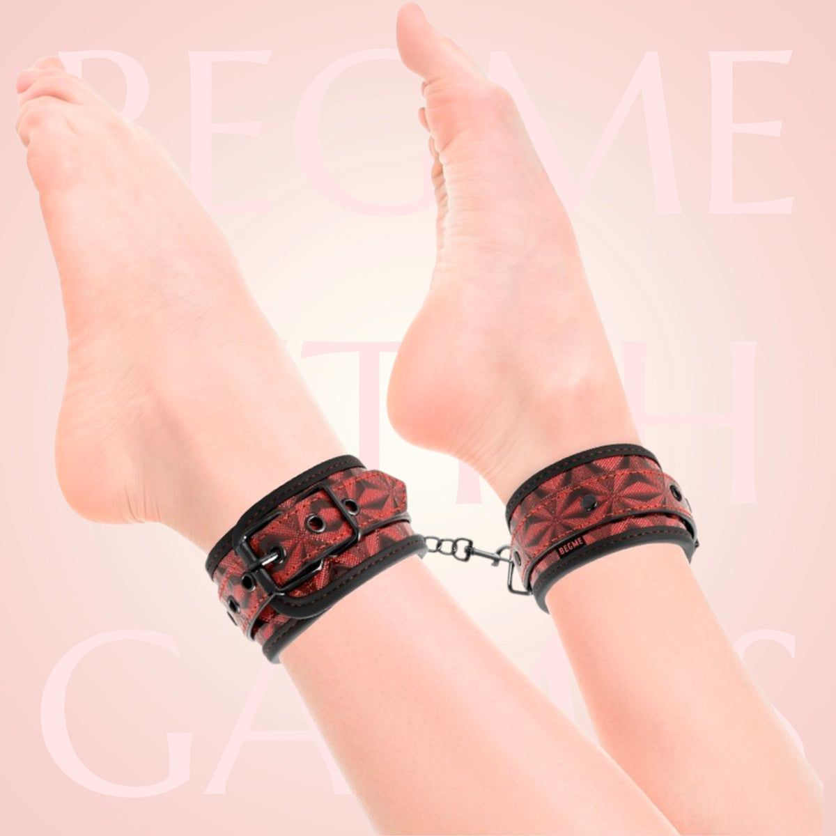 🇪🇸 BEGME — Menottes de chevilles BDSM Red édition