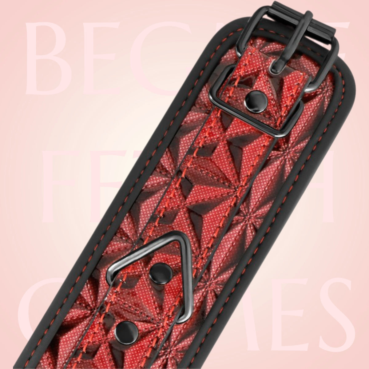 🇪🇸 BEGME — Menottes de chevilles BDSM Red édition