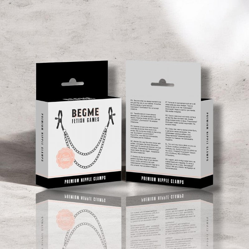 🇪🇸 BEGME - Pinces à tétons BDSM Red édition