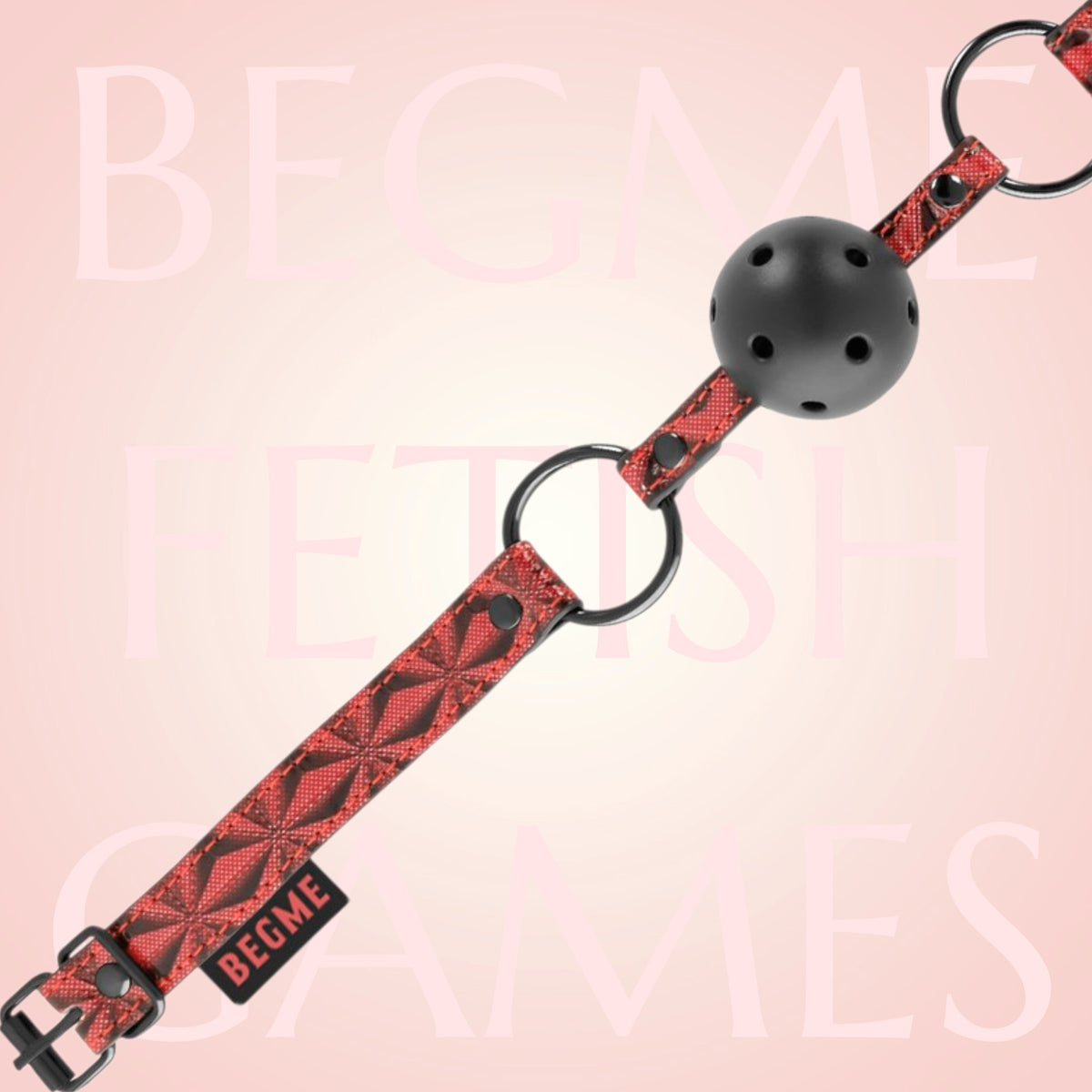 🇪🇸 BEGME - Bâillon boule BDSM Red édition