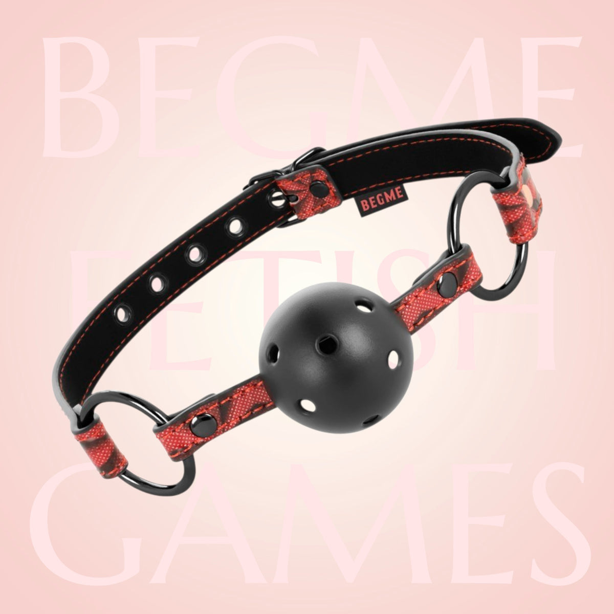 🇪🇸 BEGME - Bâillon boule BDSM Red édition
