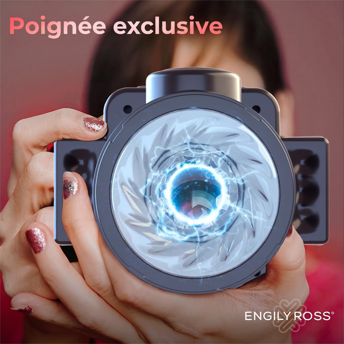 🇪🇸 Engily Ross - Cumera, masturbateur automatique avec rotation et poussée