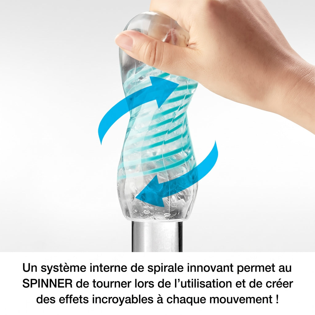 TENGA — Spinner 04 Pixel, masturbateur masculin réutilisable