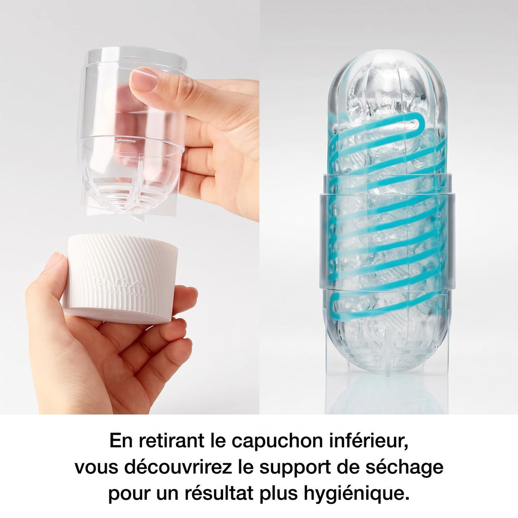 TENGA — Spinner 04 Pixel, masturbateur masculin réutilisable