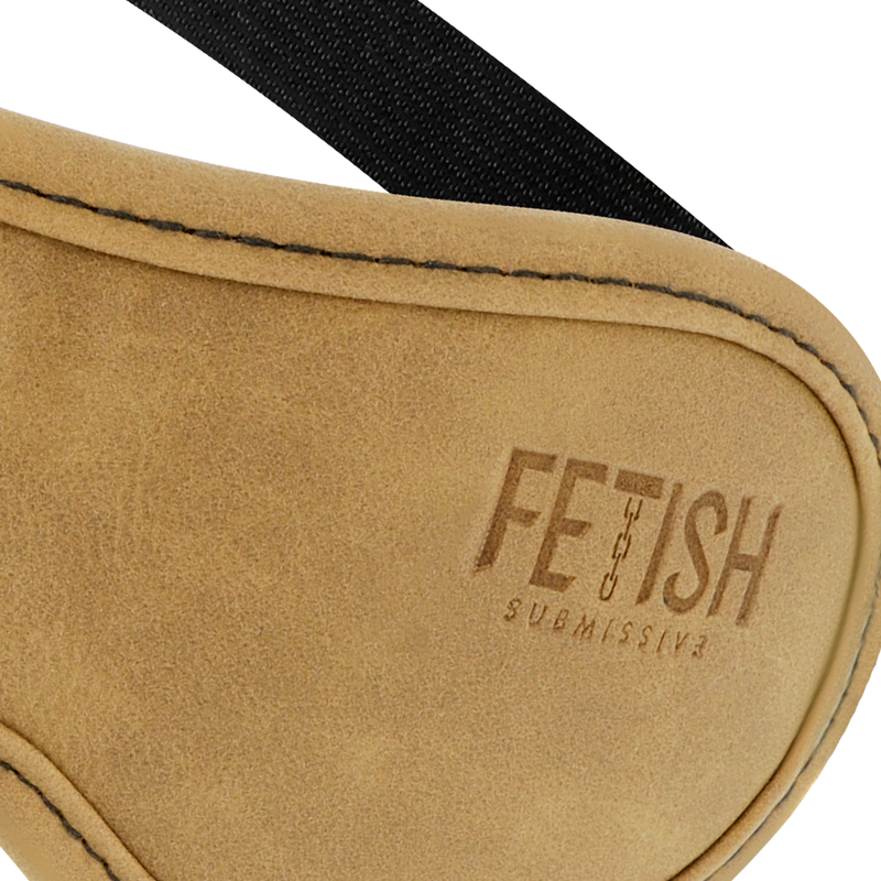 🇪🇸 Fétish Submissive Origen - Masque en cuir végan avec doublure en néoprène