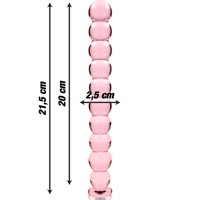 🇪🇸 Série Nébula - Gode en verre borosilicate