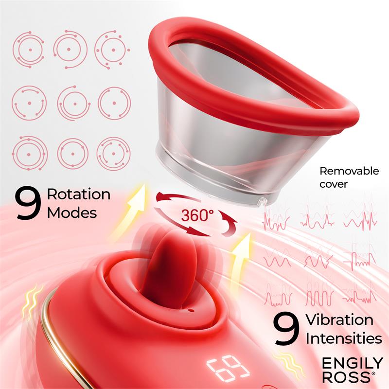 🇵🇱 Stimulateur ENGILY ROSS Lizer avec langue oscillante