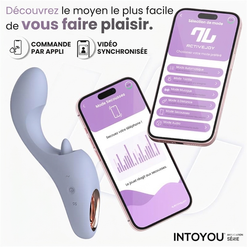 INTOYOU APP SERIES – Vibrateur connecté Licky