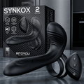 Intoyou - Synkox - Vibromasseur à double stimulation avec Anneau pénien