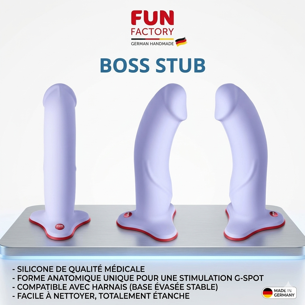 🇩🇪 Fun Factory " Boss Stub " – Gode réaliste point G & ventouse