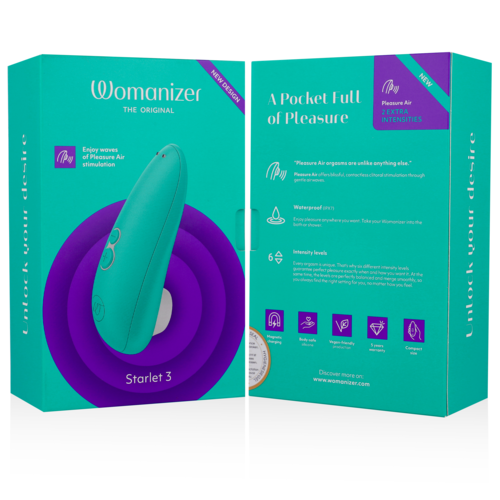 🇩🇪 WOMANIZER - STARLET 3 STIMULATEUR CLITORIAL ROSE