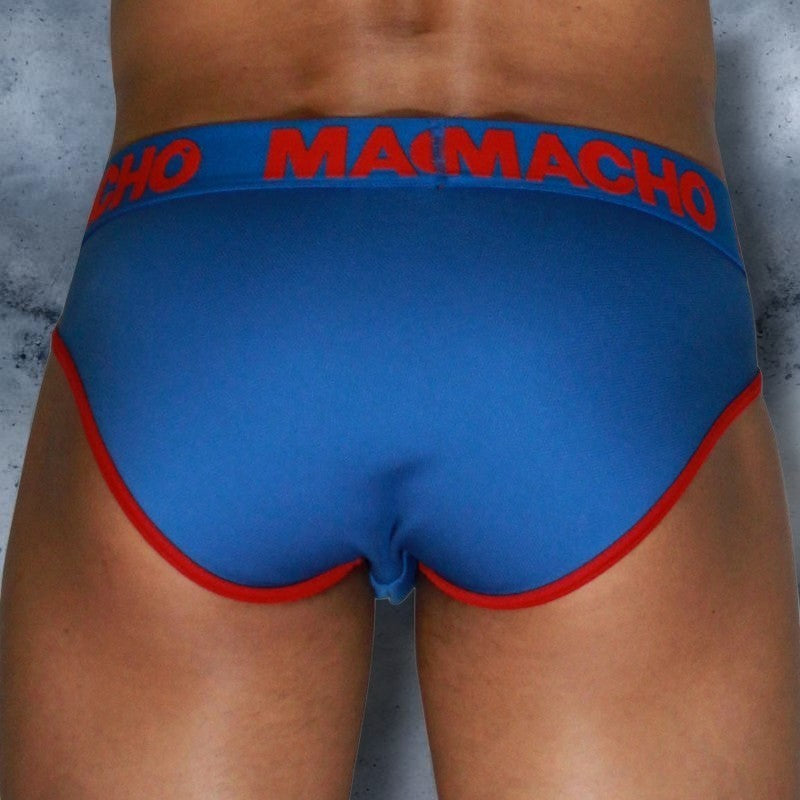 🇪🇸 Macho underwear - Classic slip bleu et rouge