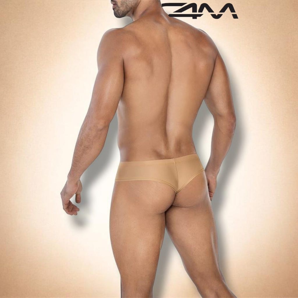 🇨🇴 CUT4MEN – Slip Hybride Échancré Sable Doré