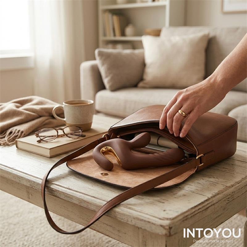 INTOYOU Mocca – Vibromasseur à double moteur avec fonction de poussée
