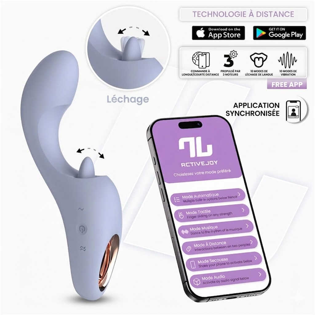 INTOYOU APP SERIES – Vibrateur connecté Licky