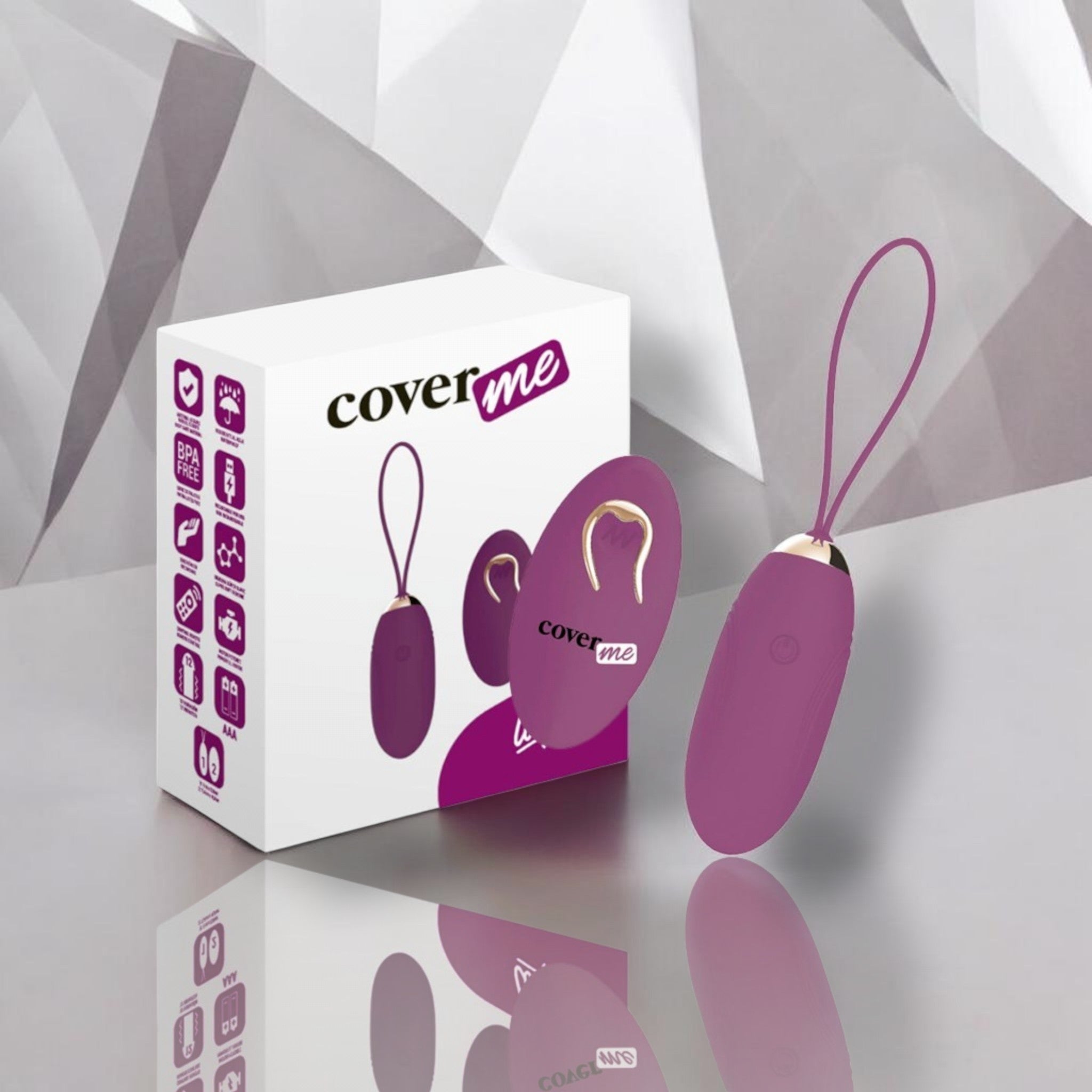 🇩🇪 COVERME – Œuf Vibrant Télécommandé LAPI Lilac