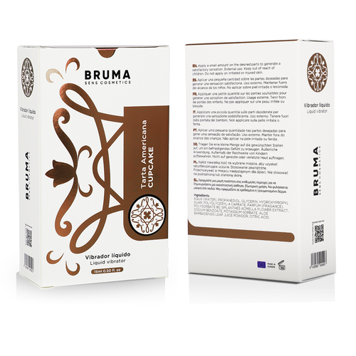 🇪🇸 BRUMA - Vibrateur Liquide ultra glissant CUPCAKE 15ml