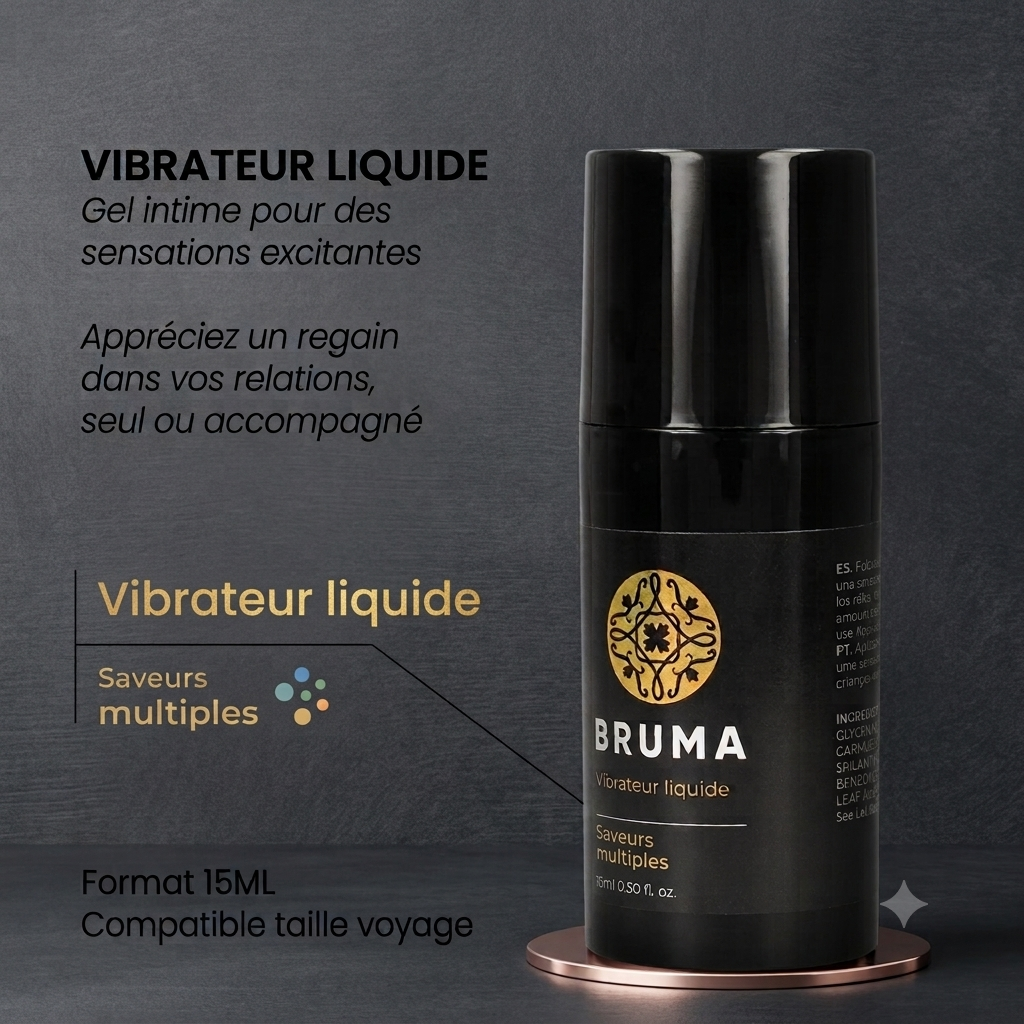 🇪🇸 BRUMA - Vibrateur Liquide ultra glissant 15ml