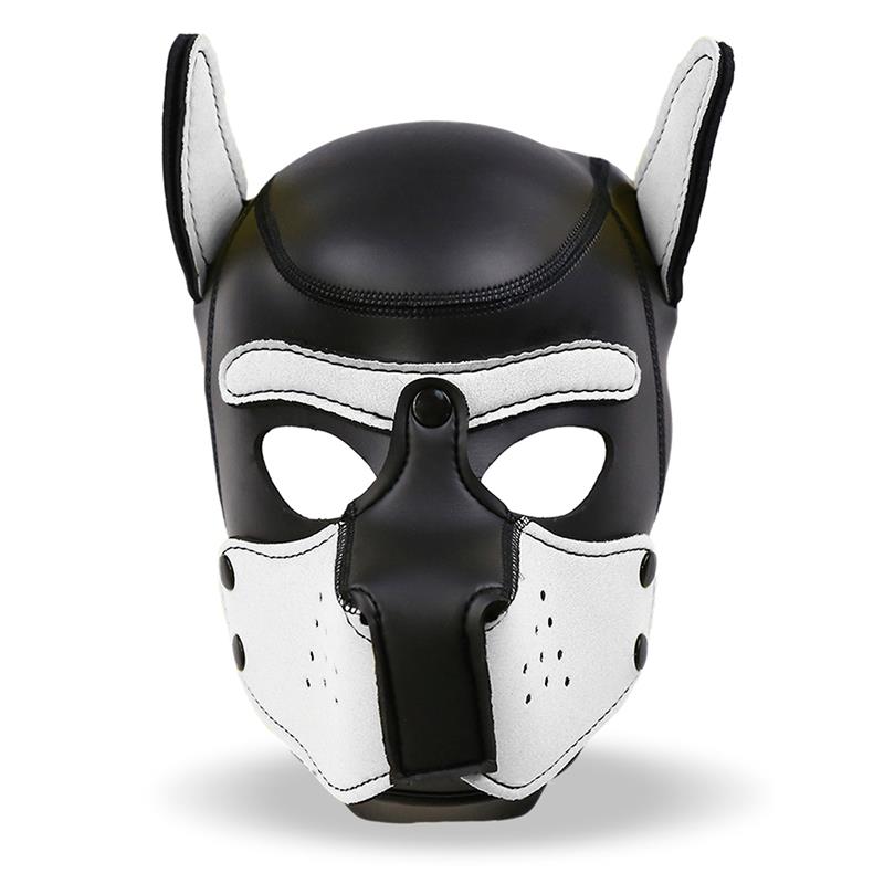INTOYOU bdsm line - Masque Puppy en néoprène avec museau amovible