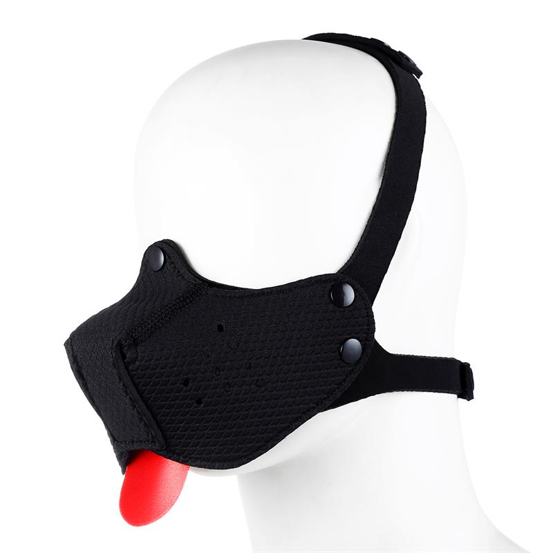 🇪🇸 A-Gusto - Masque réglable et amovible en néoprène noir