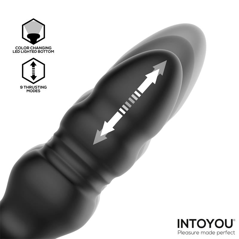 Plug anal INTOYOU Krax – vibrations, poussées & LED