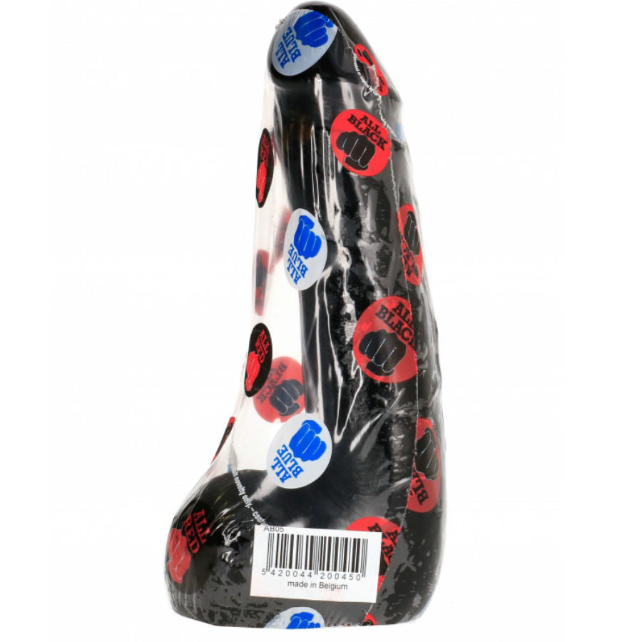 🇪🇸 ALL BLACK™ — Gode réaliste noir doux · 20 cm