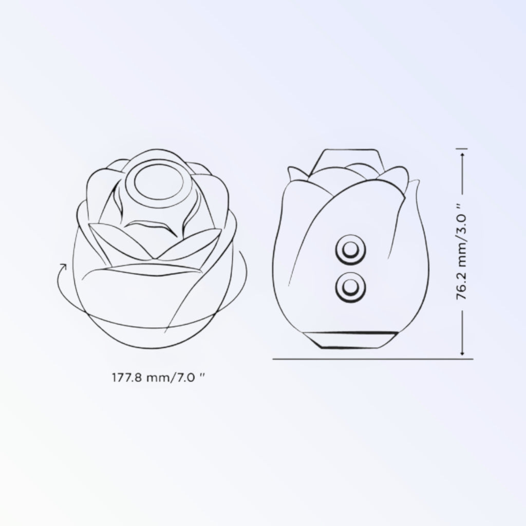 ROMP – Rose 2.0 | Stimulateur clitoridien à succion en forme de rose – Édition limitée
