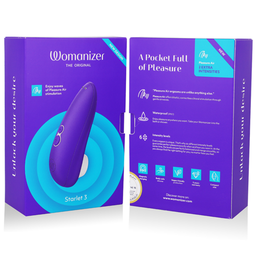 🇩🇪 WOMANIZER - STARLET 3 STIMULATEUR CLITORIAL ROSE
