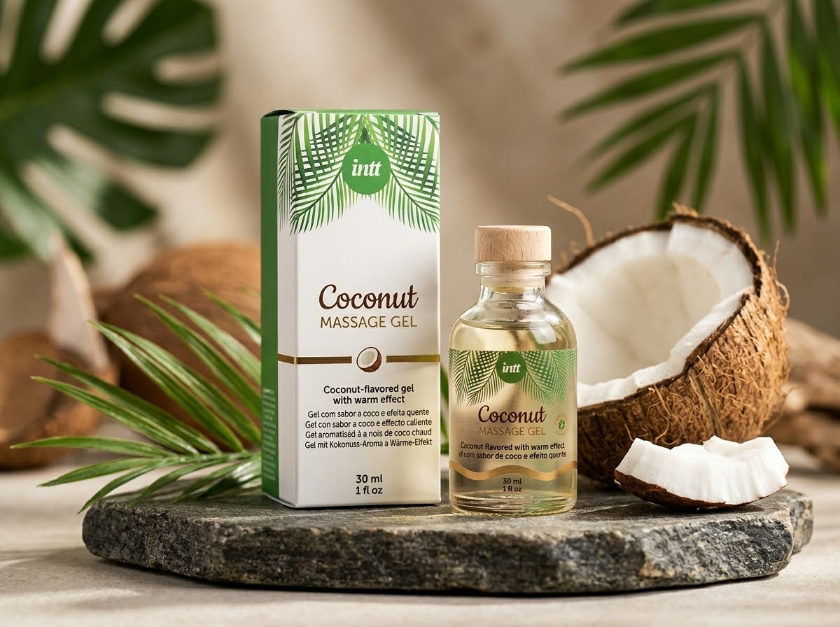 🇧🇷 INTT - Gel de massage chauffant à la noix de coco