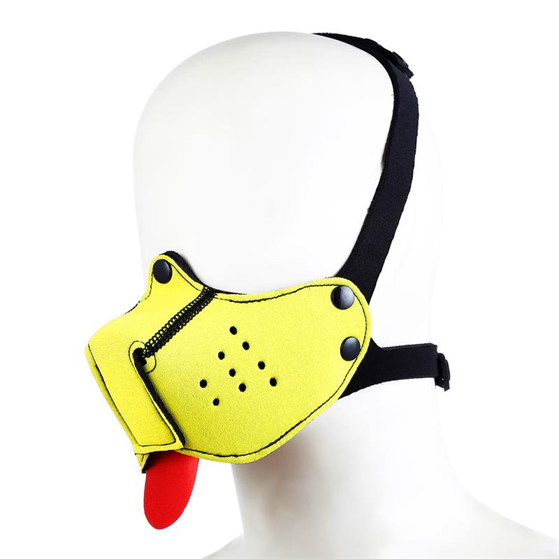 🇪🇸 A-Gusto - Masque réglable et amovible en néoprène noir