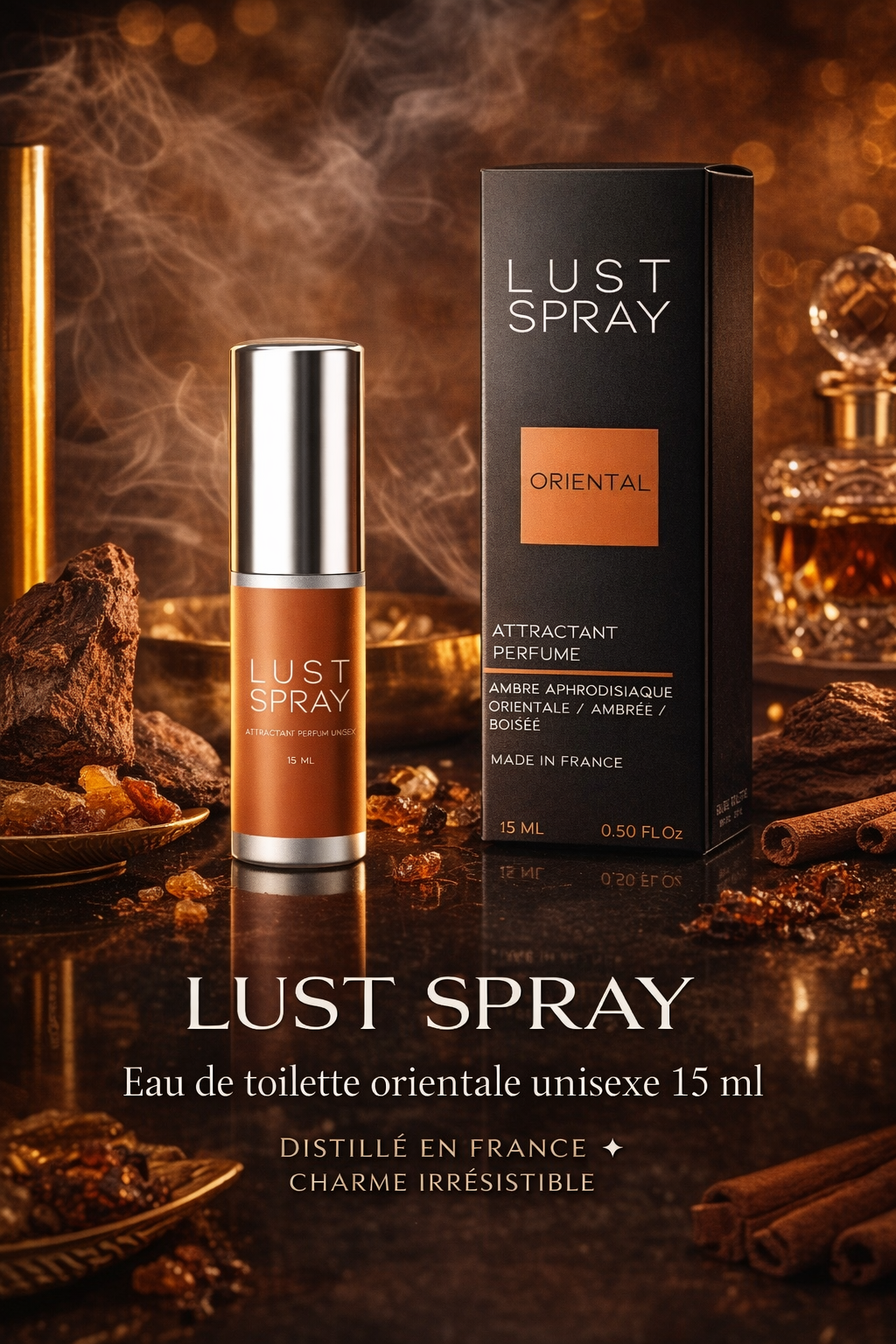 🇫🇷 RUF – Lust Spray Eau de toilette orientale unisexe 15 ml