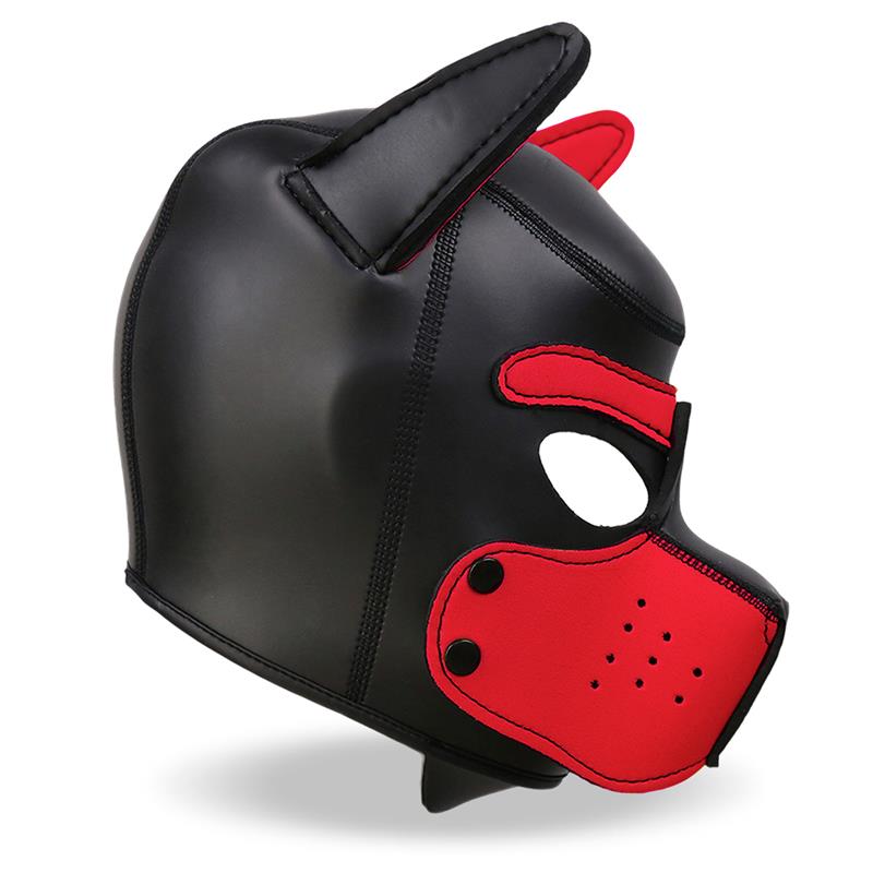 INTOYOU bdsm line - Masque Puppy en néoprène avec museau amovible
