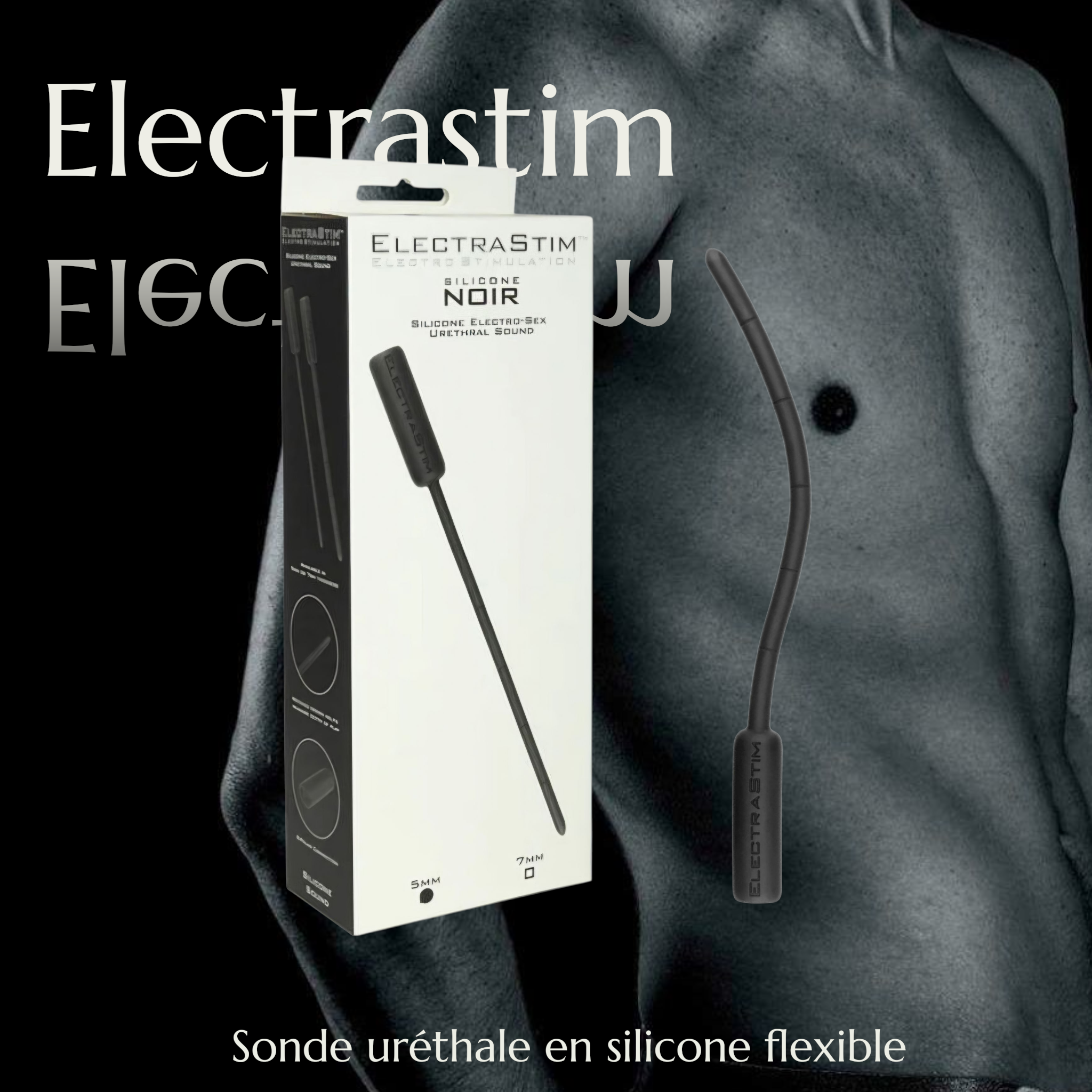 🇬🇧 Electrastim - Sonde uréthale en silicone flexible
