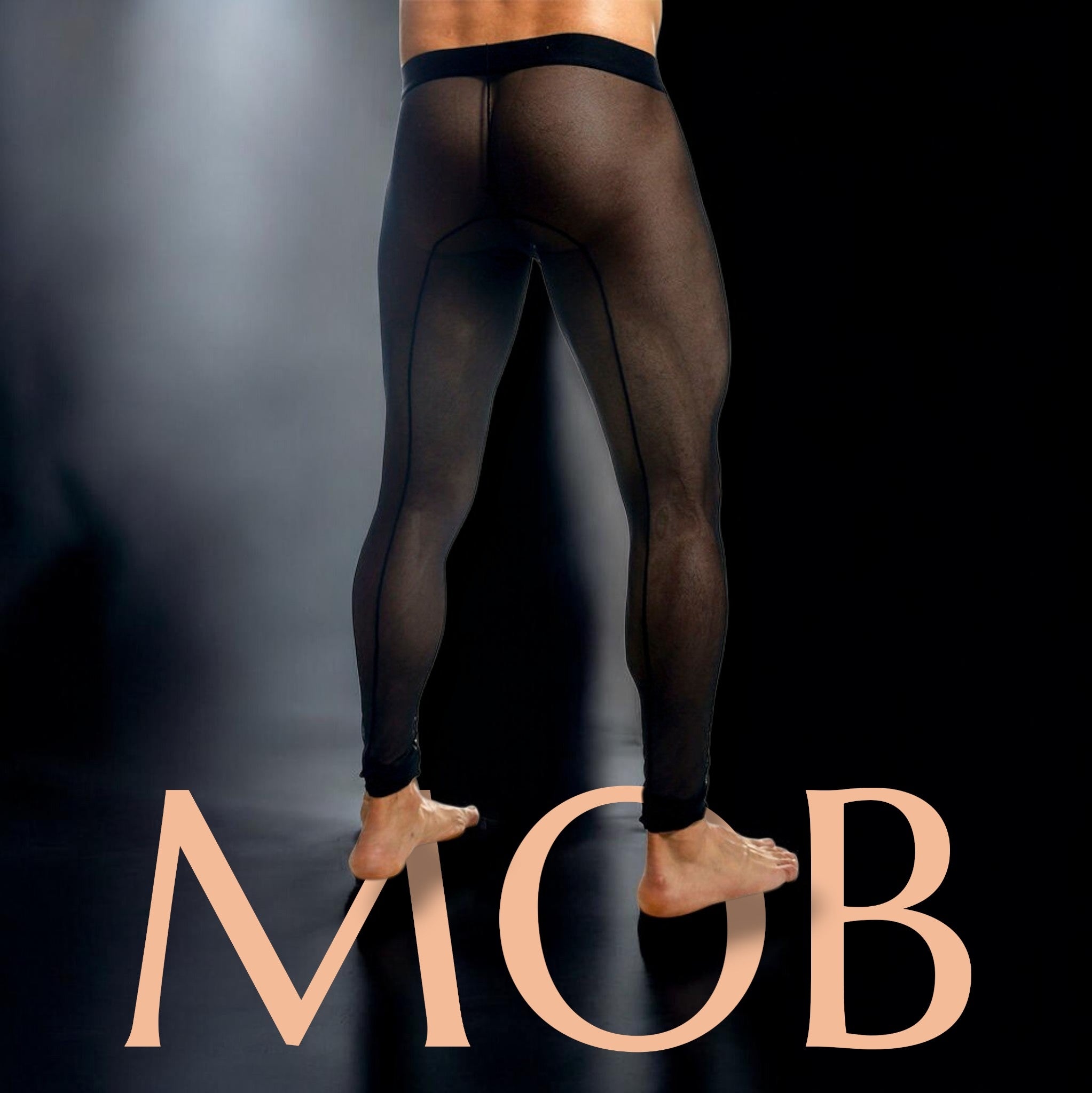 🇨🇴 MOB – Collants noirs transparents