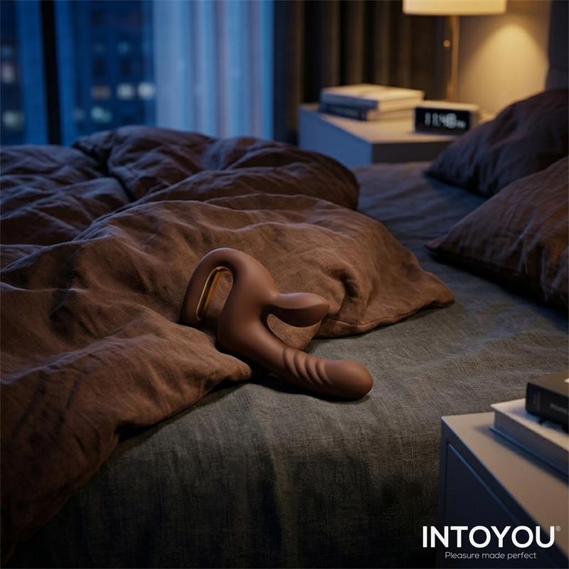INTOYOU Mocca – Vibromasseur à double moteur avec fonction de poussée