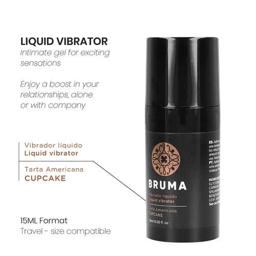 🇪🇸 BRUMA - Vibrateur Liquide ultra glissant CUPCAKE 15ml