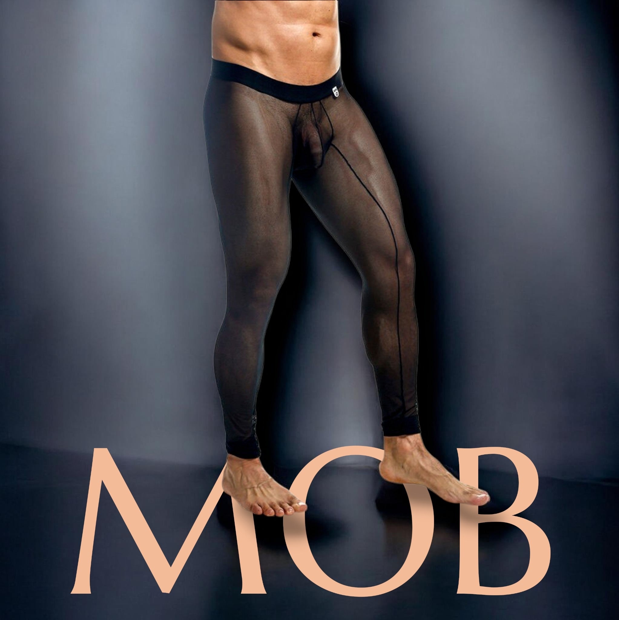 🇨🇴 MOB – Collants noirs transparents