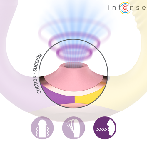🇪🇸 INTENSE - Stimulateur Willow à siccion et bibration 3 EN 1