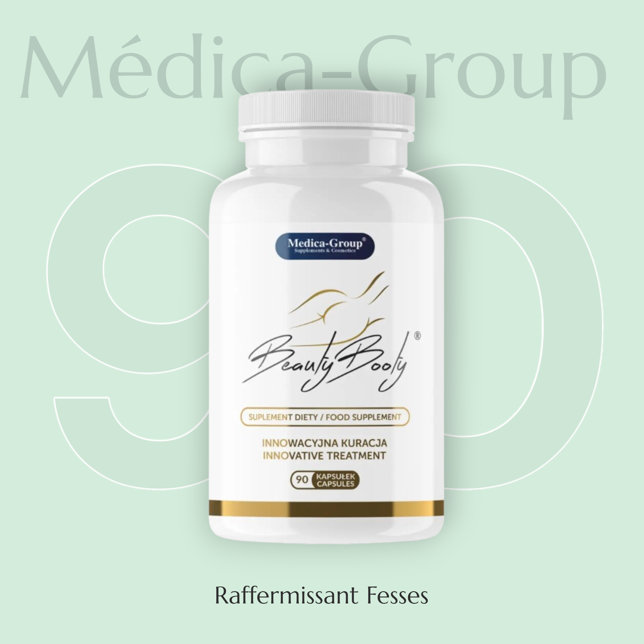 🇵🇱 Médica Group - BeautyBooty Raffermissant Fesses 90 Capsules