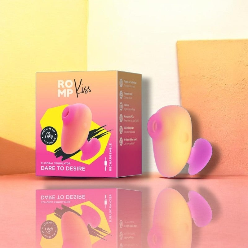 🇩🇪 ROMP KISS – STIMULATEUR CLITORIDIEN À AIR PULSÉ RECHARGEABLE
