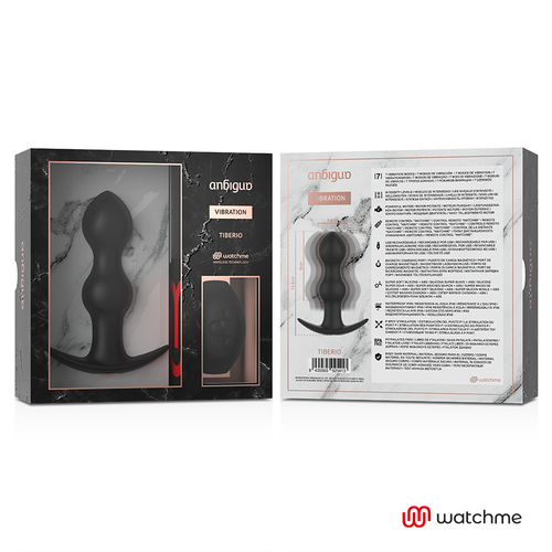 🇪🇸 ANBIGUO - Watchme Télécommande Plug Vibrateur Anal Tiberio