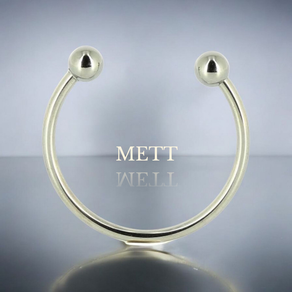 🇪🇸 Cockring ouvert 40 mm avec billes – Modèle S