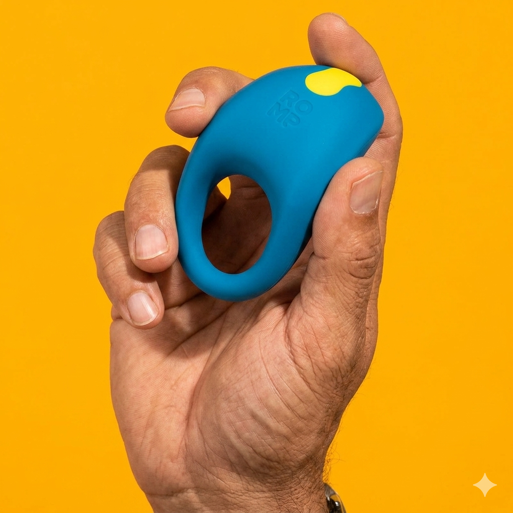 🇩🇪 ROMP – Juke Anneau Pénien en Silicone avec Vibrateur