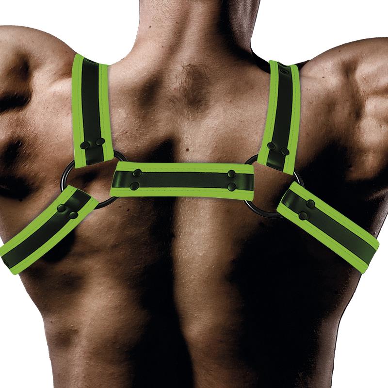 INTOYOU Shining Line – Harnais de bondage de poitrine phosphorescent