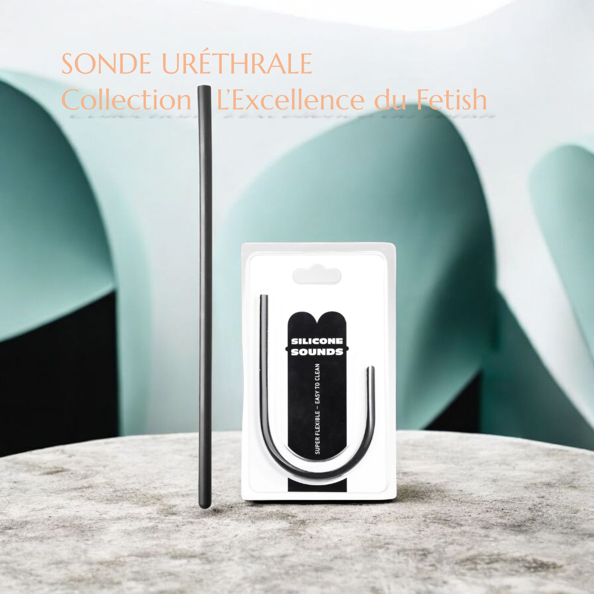 🇺🇸 Silicone Sounds - Sonde urétral en silicone noir