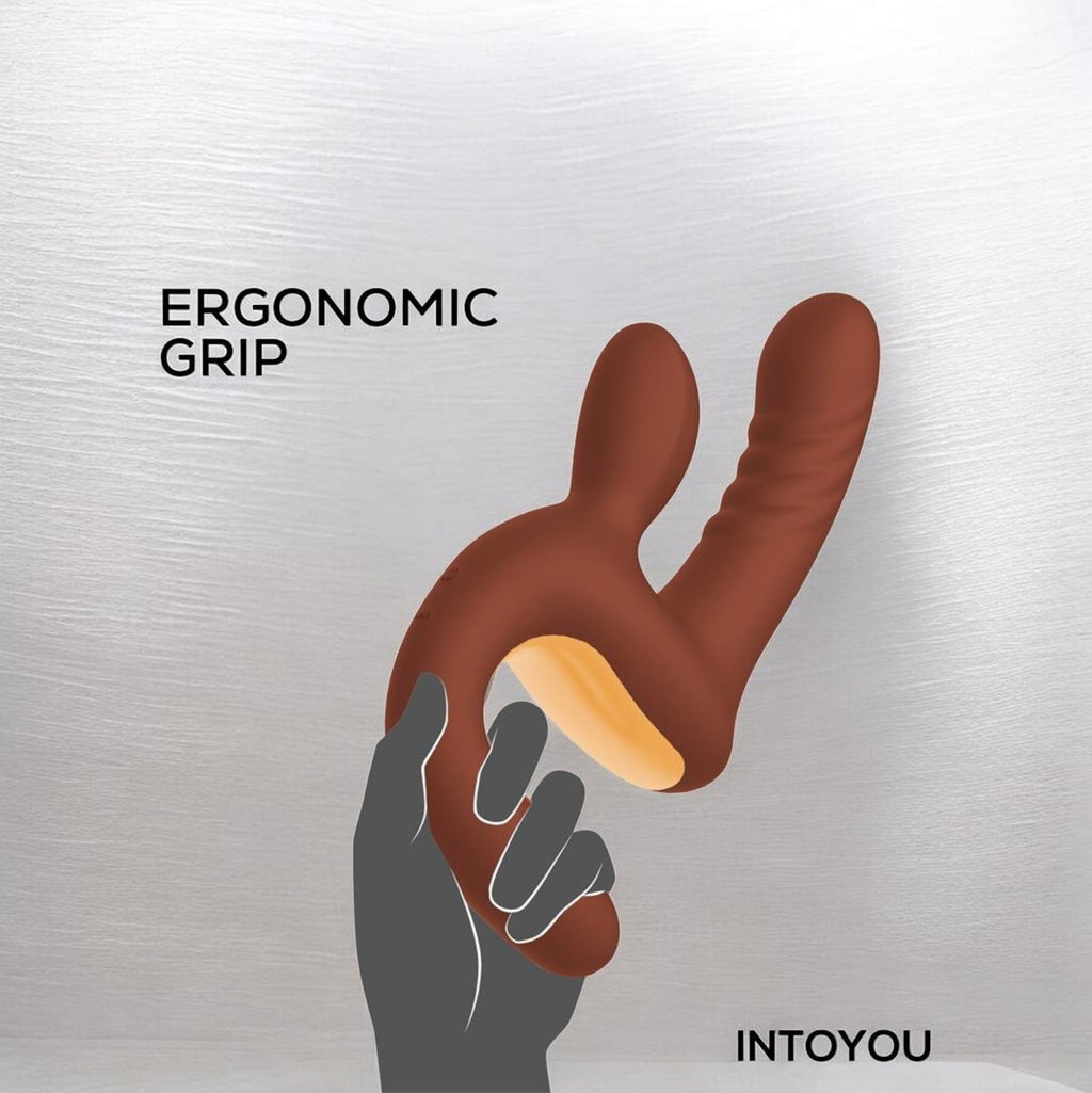 INTOYOU Mocca – Vibromasseur à double moteur avec fonction de poussée