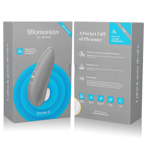 🇩🇪 WOMANIZER - STARLET 3 STIMULATEUR CLITORIAL ROSE