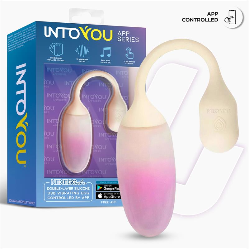 🇪🇸 Intoyou - Nexegg Œuf vibrant connecté en silicone double couche