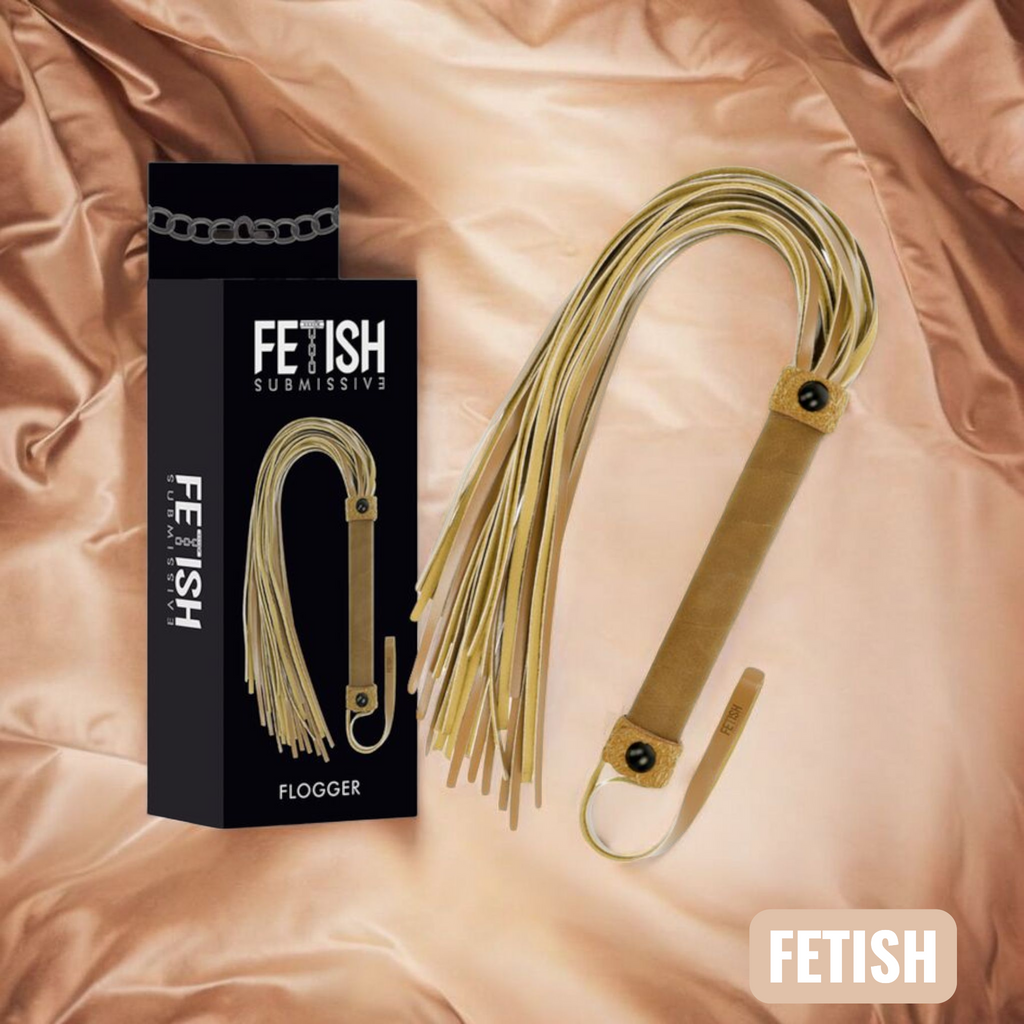 🇪🇸 Fetish Submissive Origen - Fouet en cuir végan